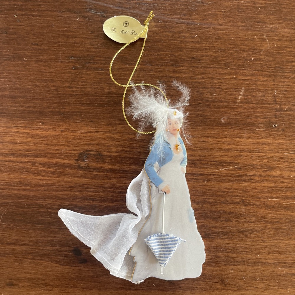 Scarlett O'Hara Ornament Bradford Exchange The Mill Dress Gone with the Wind
